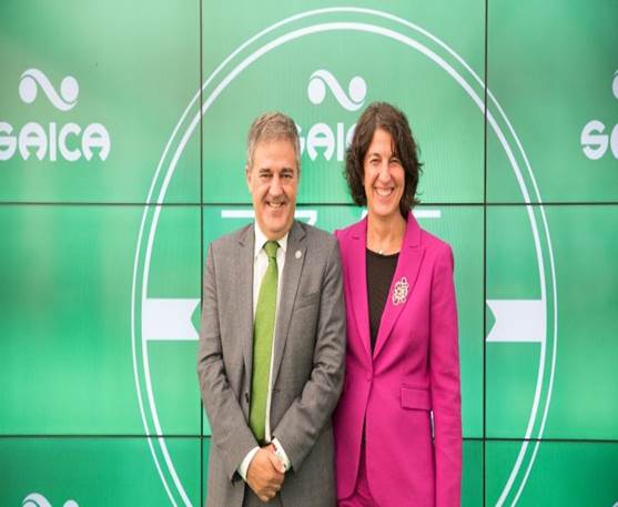 Ramón Alejandro, actual presidente de Saica, y Susana Alejandro, futura presidenta de Saica.